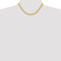 Thumbnail for 14k 6.5mm Silky Herringbone Chain