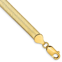 Thumbnail for 14k 6.5mm Silky Herringbone Chain