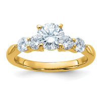 Thumbnail for 14k 1 5/8ct. D E F Pure Light Moissanite Engagement Ring