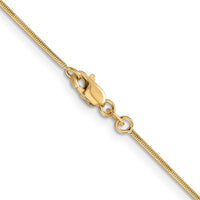 Thumbnail for 14k .9mm Round Snake Chain