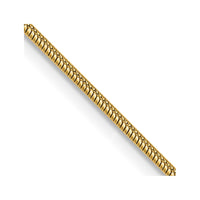 Thumbnail for 14k 1.1mm Round Snake Chain