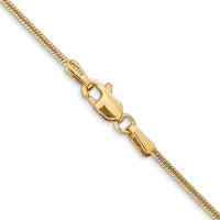 Thumbnail for 14k 1.4mm Round Snake Chain