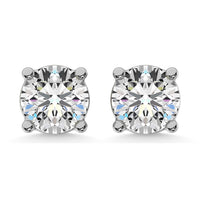 Thumbnail for 14K White Gold 1/10 Ct.Tw. Premium Diamond Stud Earrings