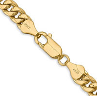 Thumbnail for 14 Karat Yellow Gold Miami Curb chain--24
