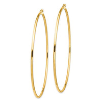 Thumbnail for 14k 2mm Polished Hoop Earrings