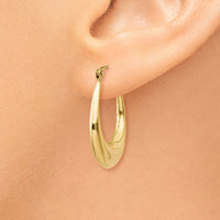 Thumbnail for 14k Polished Hoop Earrings