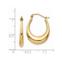 Thumbnail for 14k Polished Hoop Earrings