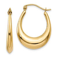 Thumbnail for 14k Polished Hoop Earrings