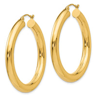 Thumbnail for 14k Polished 5mm Tube Hoop Earrings