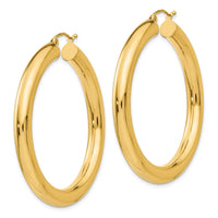 Thumbnail for 14k Polished 5mm Tube Hoop Earrings