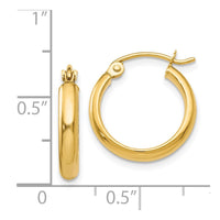 Thumbnail for 14k Polished Hoop Earring