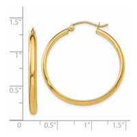 Thumbnail for 14k Polished Hoop Earring