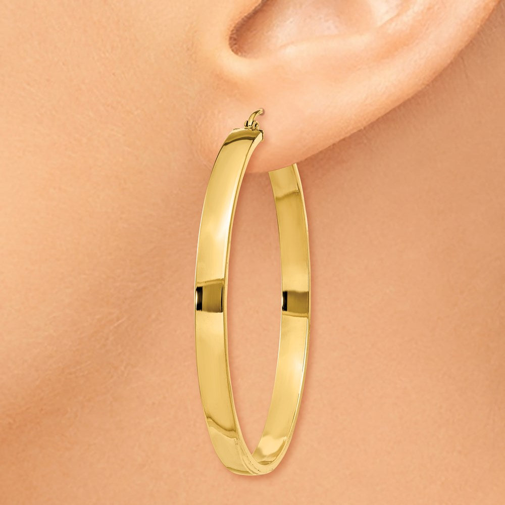 14k Polished Hoop Earring