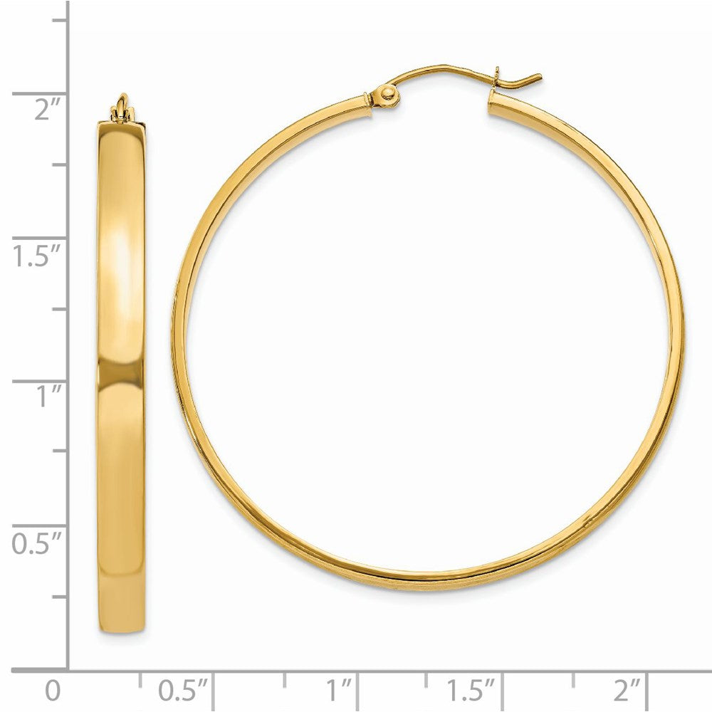 14k Polished Hoop Earring