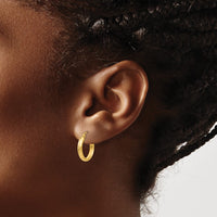 Thumbnail for 14k Round Tube Hoop Earrings