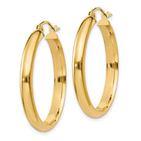 Thumbnail for 14k Round Tube Hoop Earrings