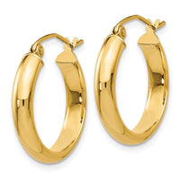 Thumbnail for 14k Round Tube Hoop Earrings