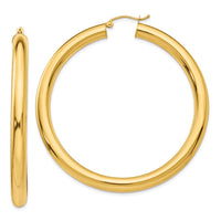 Thumbnail for 14k Polished 5mm Tube Hoop Earrings
