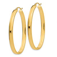 Thumbnail for 14k Lightweight Oval Hoop Earrings