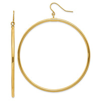 Thumbnail for 14k Tube Hoop Dangle Earrings