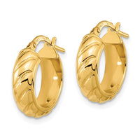 Thumbnail for 14k Polished Fancy Hoops