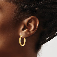 Thumbnail for 14K Textured Hoop Earrings