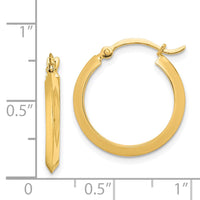 Thumbnail for 14K Polished Hoop Earrings