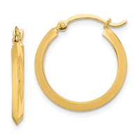 Thumbnail for 14K Polished Hoop Earrings