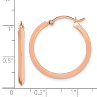 Thumbnail for 14K Polished Hoop Earrings