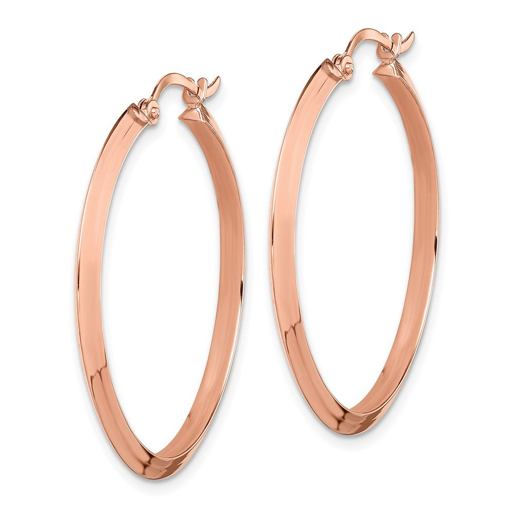 14K Polished Hoop Earrings