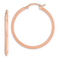 Thumbnail for 14K Polished Hoop Earrings