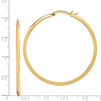 Thumbnail for 14K Polished Hoop Earrings