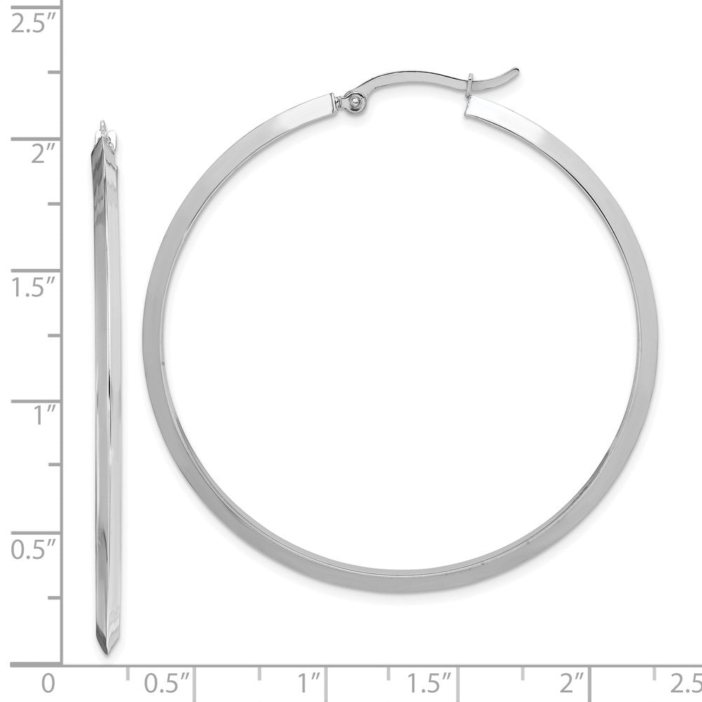 14K Polished Hoop Earrings