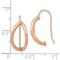 Thumbnail for 14k Half Circle Wire French Wire Earrings