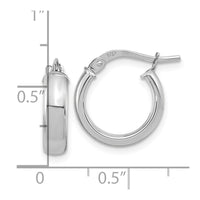 Thumbnail for 14k Polished 3.7mm Hoop Earrings