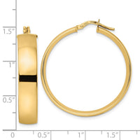 Thumbnail for 14K Polished Hoop Earrings