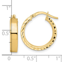 Thumbnail for 14K Polished Hoop Earrings
