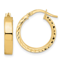 Thumbnail for 14K Polished Hoop Earrings