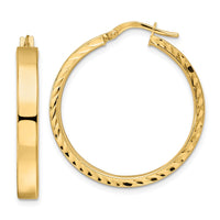 Thumbnail for 14K Polished Hoop Earrings