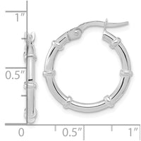 Thumbnail for 14K Polished and Fancy Hoop Earrings