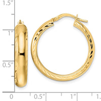 Thumbnail for 14K Polished Hoop Earrings