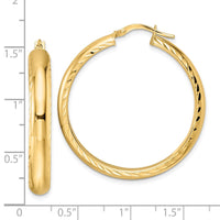 Thumbnail for 14K Polished Hoop Earrings