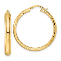 Thumbnail for 14K Polished Hoop Earrings