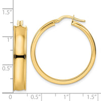 Thumbnail for 14K Polished Hoop Earrings