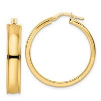 Thumbnail for 14K Polished Hoop Earrings