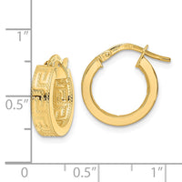 Thumbnail for 14K Polished Hoop Earrings