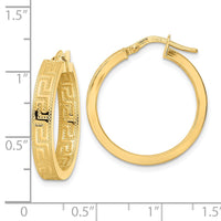 Thumbnail for 14K Polished Hoop Earrings
