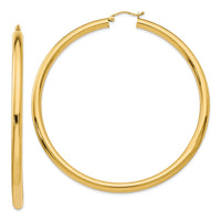 Thumbnail for 14k 4mm Hoop Earrings