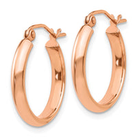 Thumbnail for 14k Rose Gold Hoop Earrings