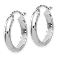 Thumbnail for 14k White Gold Hoop Earrings